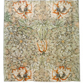 William * Morrisヴィンテージビクトリアンハニーサックル シャワーカーテン (正面)