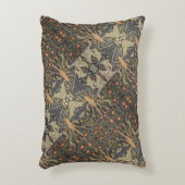William * Morrisヴィンテージフローラグレー金ゴールド | アクセントクッション (正面(垂直))