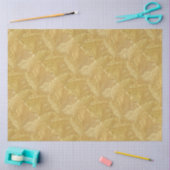 William Morrisヴィンテージ葉金ゴールドパターン 薄葉紙 (クラフト)