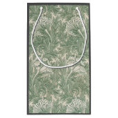 William Morris壁紙テキスタイル緑 スモールペーパーバッグ (裏面)