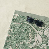 William Morris壁紙テキスタイル緑 ビーチタオル (インサイチュ)