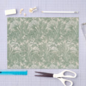 William Morris壁紙テキスタイル緑 薄葉紙 (クラフト)