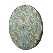 William Morris春Thicket:アンティークフローラ ダーツボード (正面右)