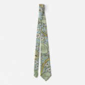 William Morris春Thicket:アンティークフローラ ネクタイ (裏面)