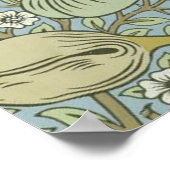 William Morris春Thicket:アンティークフローラ ポスター (角)