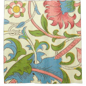 William Morris著Lodden Pattern (1884) シャワーカーテン (正面)