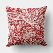 William Morris – アルカディア,ヴィンテージパターン クッション (裏面)