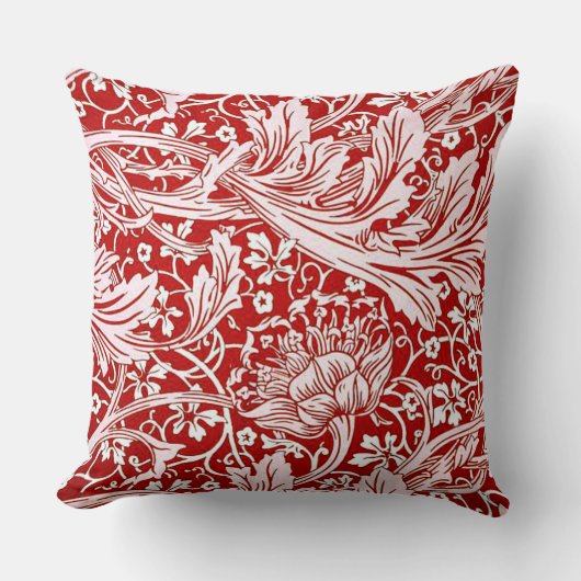 William Morris – アルカディア,ヴィンテージパターン クッション (正面)
