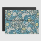 William Morris,アールヌーボー模様,海藻,青,f (正面/裏面)