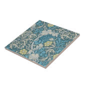 William Morris,アールヌーボー模様,海藻,青,f タイル (側面)
