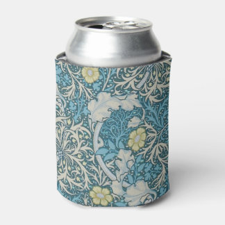 William Morris,アールヌーボー模様,海藻,青,f 缶クーラー