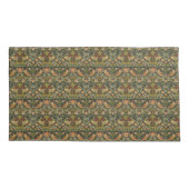 William Morris:イチゴ泥棒のピラロケース 枕カバー (裏面)