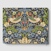 William Morris – イチゴ泥棒フローラルパターン ゲストブック (裏面)