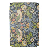 William Morris – イチゴ泥棒フローラルパターン バスマット (正面縦)