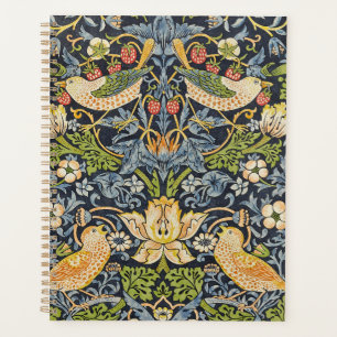 William Morris – イチゴ泥棒フローラルパターン プランナー手帳