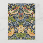 William Morris – イチゴ泥棒フローラルパターン ポストカード (正面)