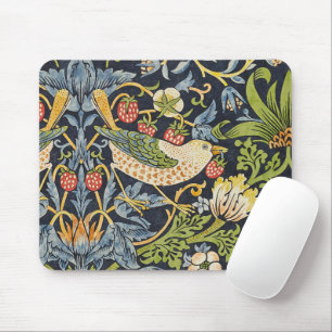 William Morris – イチゴ泥棒フローラルパターン マウスパッド