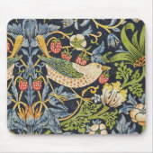 William Morris – イチゴ泥棒フローラルパターン マウスパッド (正面)