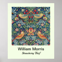 William Morris – イチゴ泥棒ポスター