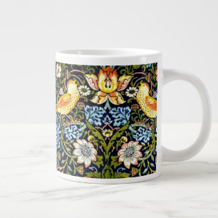 William Morris – イチゴ泥棒マグカップ ジャンボコーヒーマグカップ