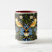 William Morris：イチゴ泥棒ヴィンテージデザイン マグカップ (中央)