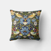 William Morris:イチゴ泥棒ヴィンテージデザインTh クッション (裏面)