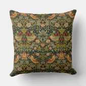 William Morris：イチゴ泥棒装飾用クッション クッション (裏面)