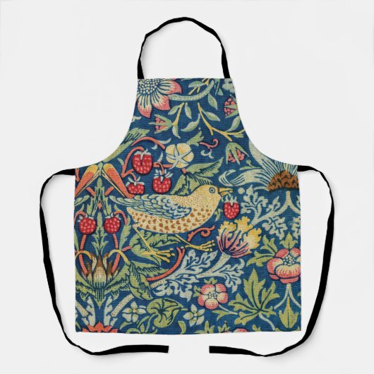 William Morris – イチゴ泥棒 エプロン (正面)