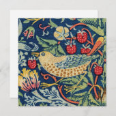 William Morris – イチゴ泥棒 サンキューカード (正面/裏面)