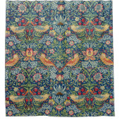 William Morris – イチゴ泥棒 シャワーカーテン (正面)