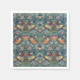 William Morris – イチゴ泥棒 スタンダードカクテルナプキン