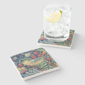 William Morris – イチゴ泥棒 ストーンコースター (横)