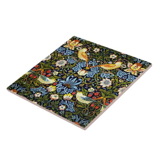 William Morris – イチゴ泥棒 タイル (側面)