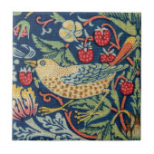 William Morris – イチゴ泥棒 タイル (正面)