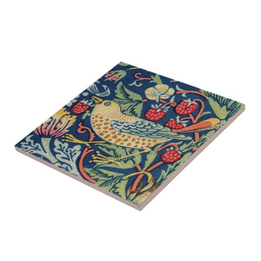 William Morris – イチゴ泥棒 タイル (側面)