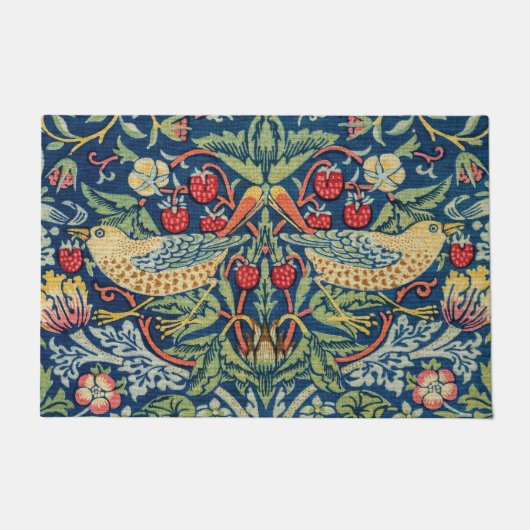 William Morris – イチゴ泥棒 ドアマット (正面)