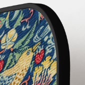 William Morris – イチゴ泥棒 ピックルボールラケット (左詳細)