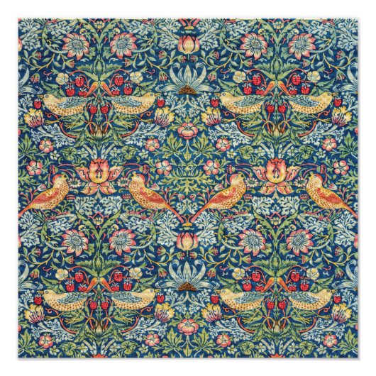 William Morris – イチゴ泥棒 フォトプリント (正面)