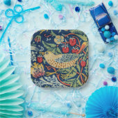 William Morris – イチゴ泥棒 ペーパープレート (パーティー)