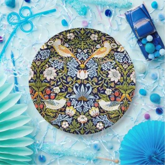 William Morris – イチゴ泥棒  ペーパープレート (パーティー)