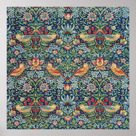 William Morris – イチゴ泥棒 ポスター (正面)