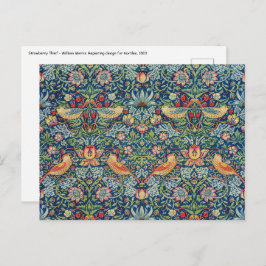 William Morris – イチゴ泥棒 ポストカード
