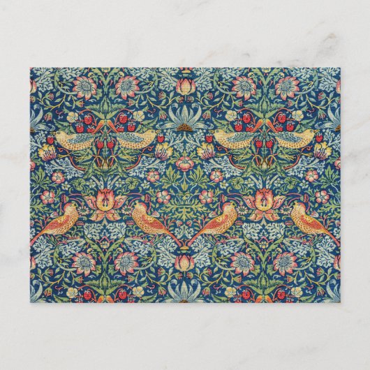 William Morris – イチゴ泥棒 ポストカード (正面)
