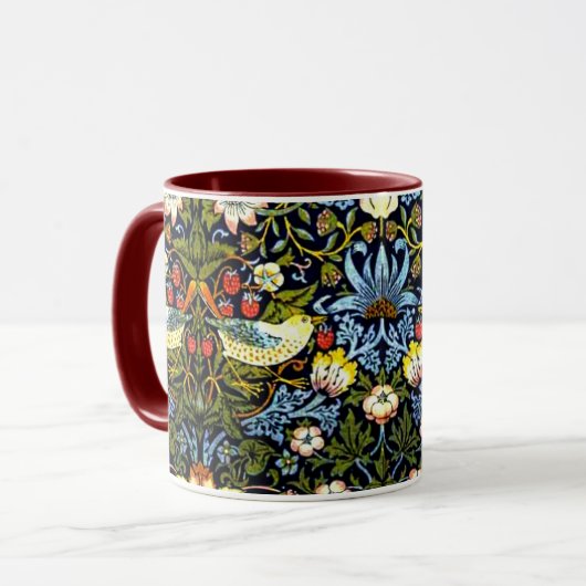 William Morris – イチゴ泥棒 マグカップ (正面左)