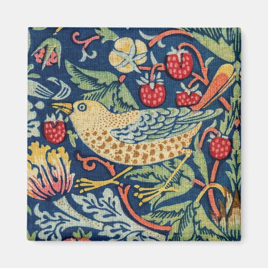 William Morris – イチゴ泥棒 マグネット (正面)