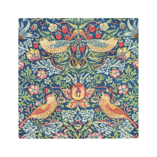 William Morris – イチゴ泥棒 メタルプリント (正面)