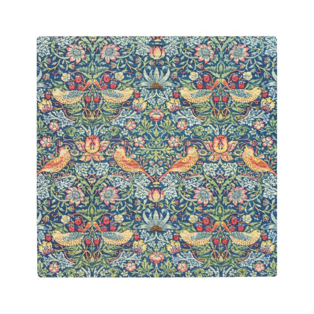 William Morris – イチゴ泥棒 メタルプリント (正面)