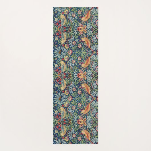 William Morris – イチゴ泥棒 ヨガマット (裏面)