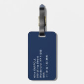 William Morris – イチゴ泥棒 ラゲッジタグ (裏面縦)