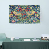 William Morris – イチゴ泥棒 横断幕 (トレードショー)